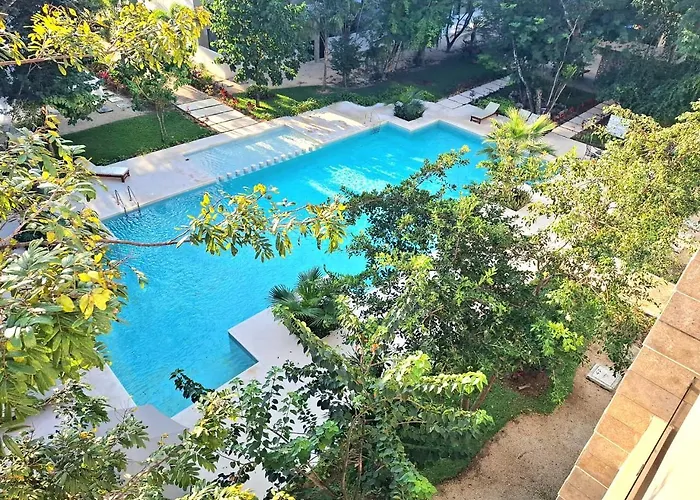 Encantador Departamento Con Vista A La Piscina Y A 10 Minutos De La Playa!